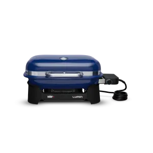 Weber - Lumin Compact Electric Grill - Deep Ocean Blue