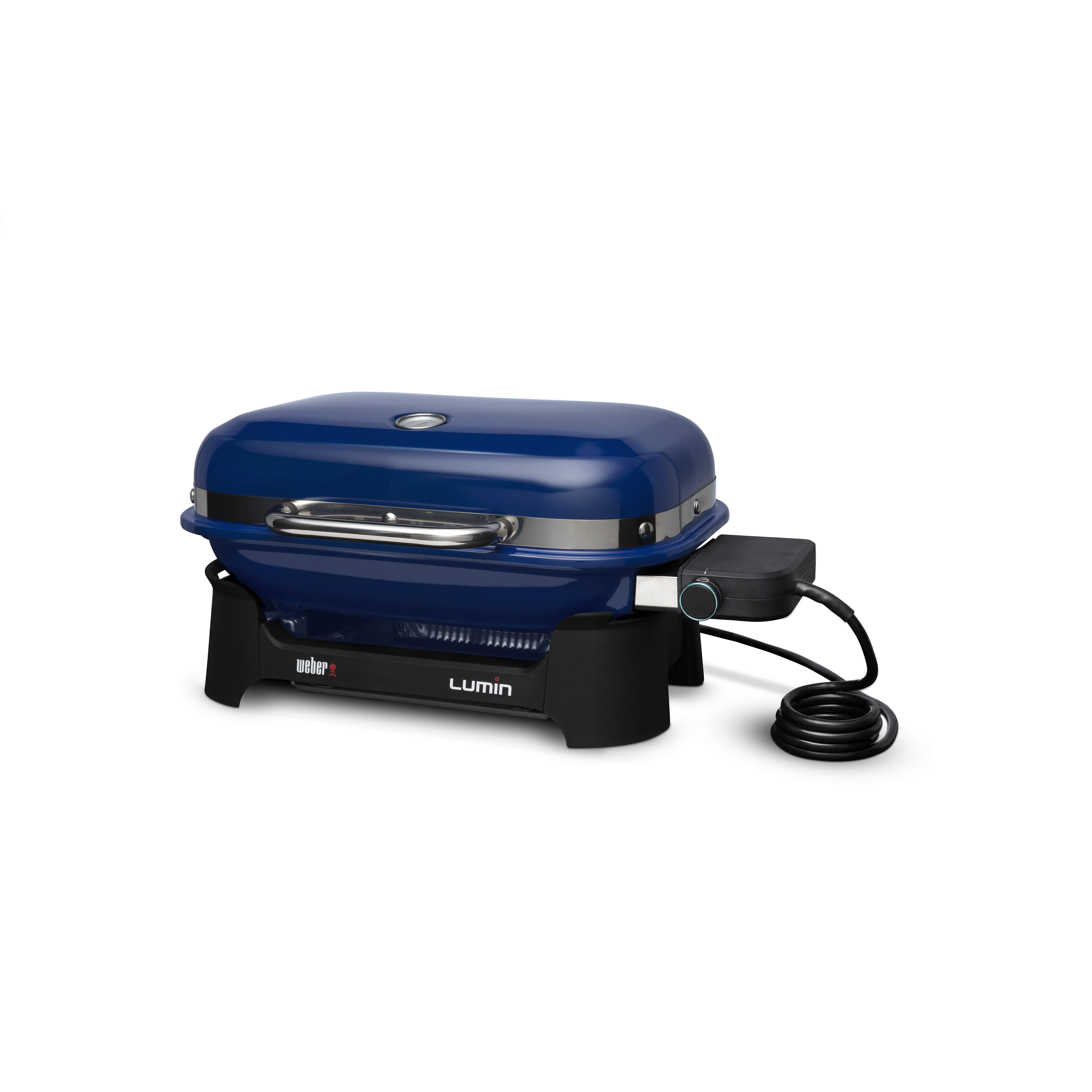 Weber - Lumin Compact Electric Grill - Deep Ocean Blue