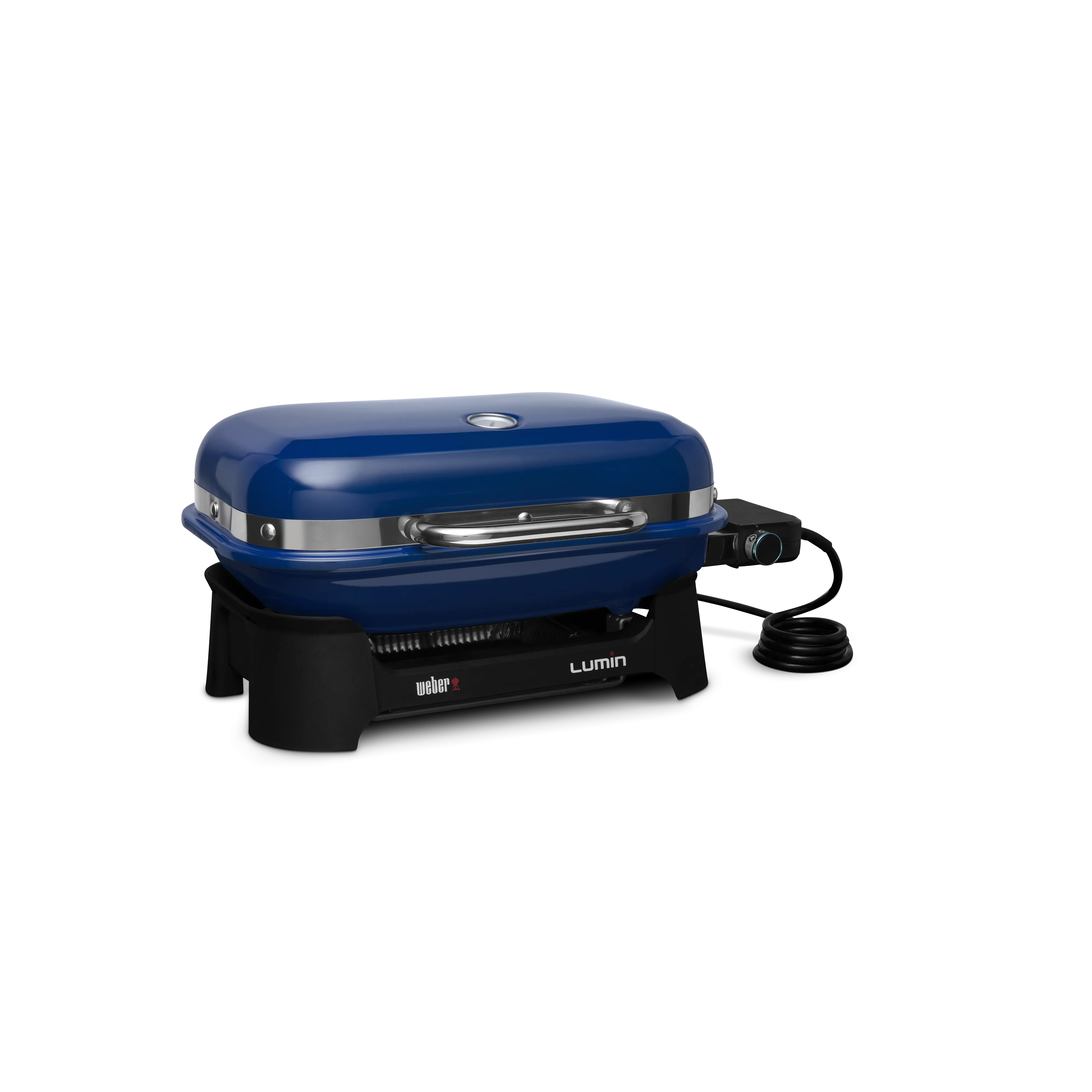 Weber - Lumin Compact Electric Grill - Deep Ocean Blue